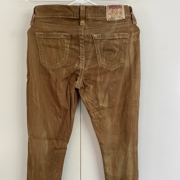 NEW W/O TAGS True Religion Gold Halle Skinny Jeans - Picture 6 of 8